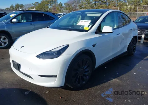 2023 Tesla Model Y Performance Dual Motor All-Wheel Drive from USA, damaged, VIN 7SAYGDEF6PF665311